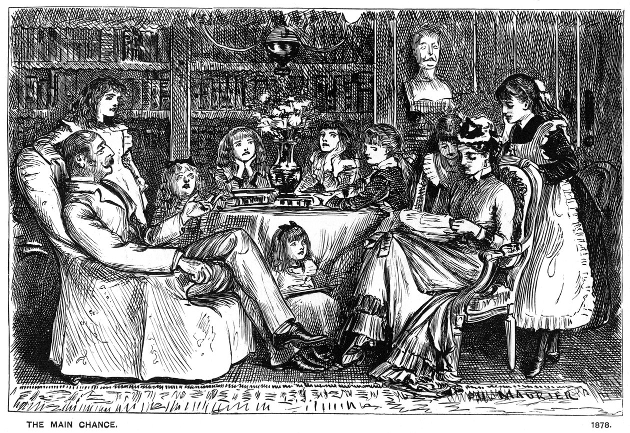 Huvudchansen, 1878 1891 av George du Maurier