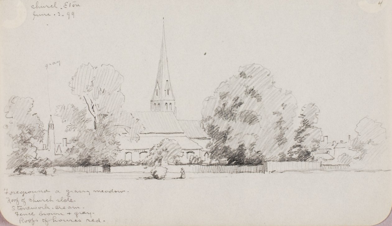 Kyrka, Eton av George Elbert Burr