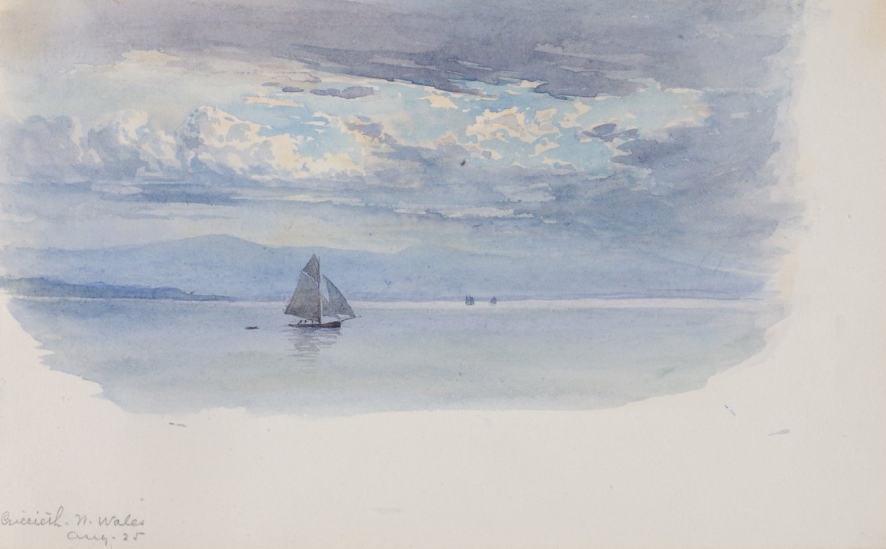 Criccieth, N. Wales, ca. 1899. av George Elbert Burr