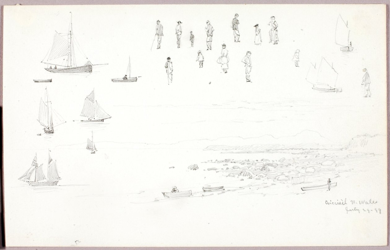 Criccieth, norra Wales av George Elbert Burr