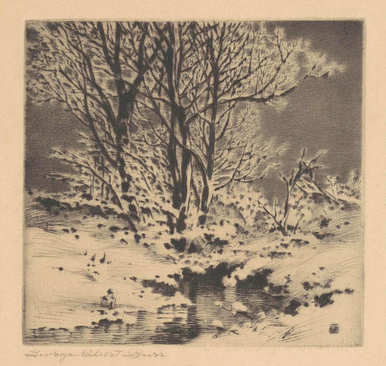 Första snön (nr 1) av George Elbert Burr