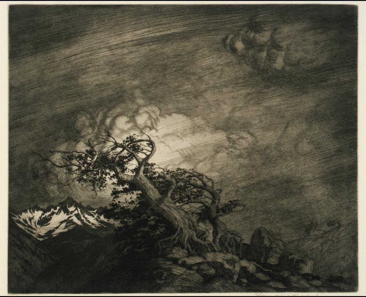Storm nära Timberline av George Elbert Burr