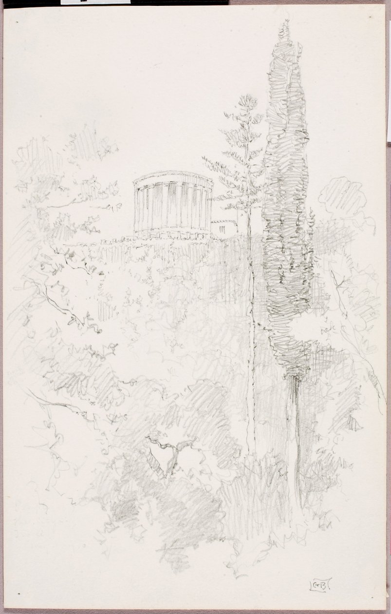 Sibyllans tempel, Tivoli av George Elbert Burr