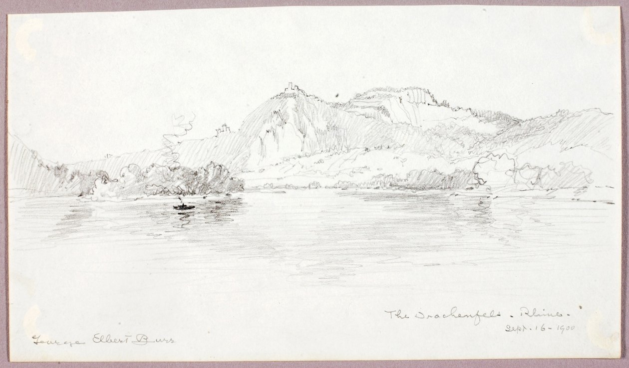 Drachenfels, Rhen av George Elbert Burr