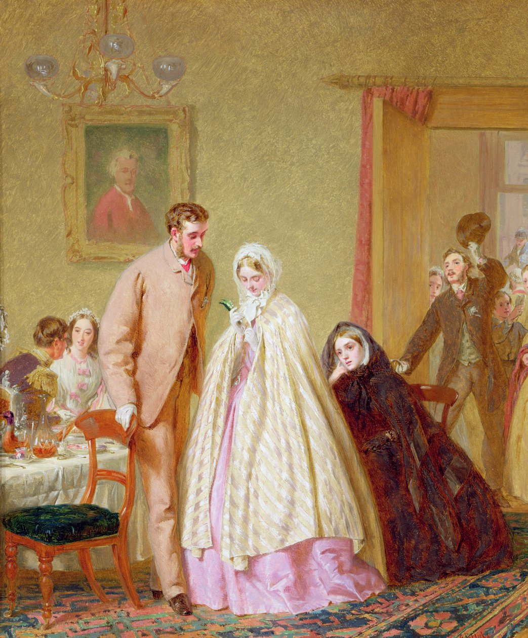 Bryllupsfrokosten, 1862 swed av George Elgar Hicks