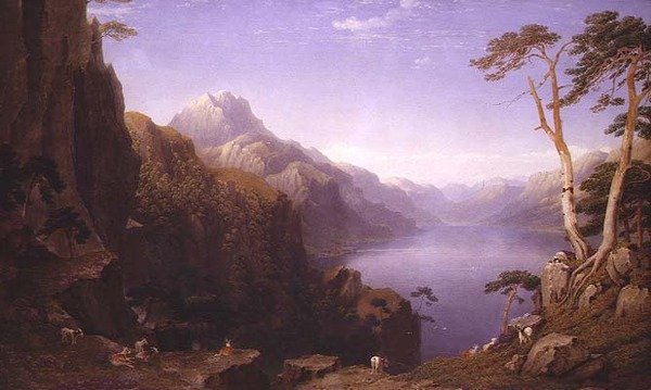 Loch Maree, Ross och Cromarty av George Fennel Robson