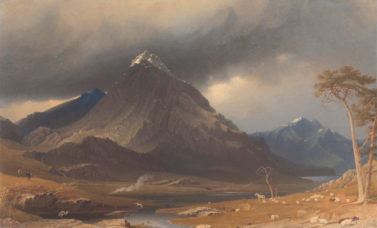 Tryfan, Carnarvonshire av George Fennell Robson
