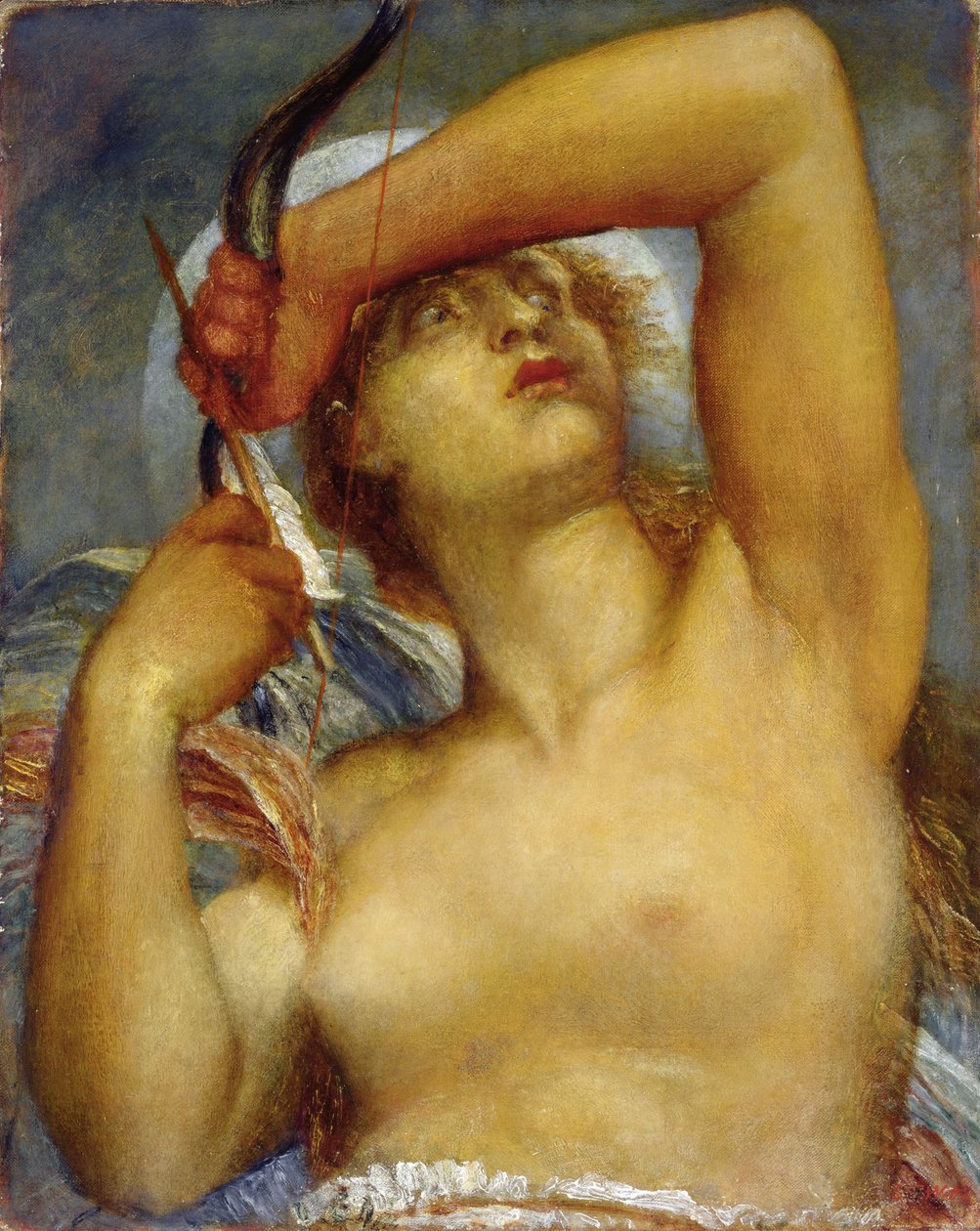 Artemis (olja på duk) av George Frederick Watts