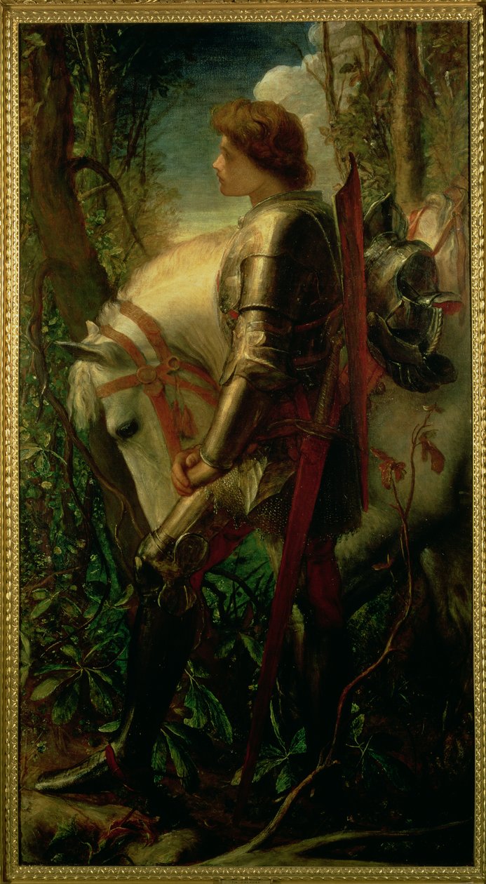 Sir Galahad, 1862 av George Frederick Watts