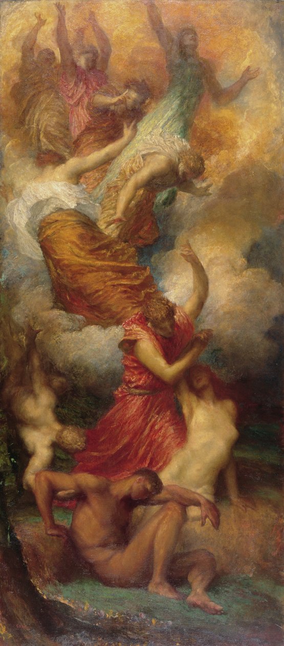 Evas skapelse, c.1865-99 av George Frederick Watts