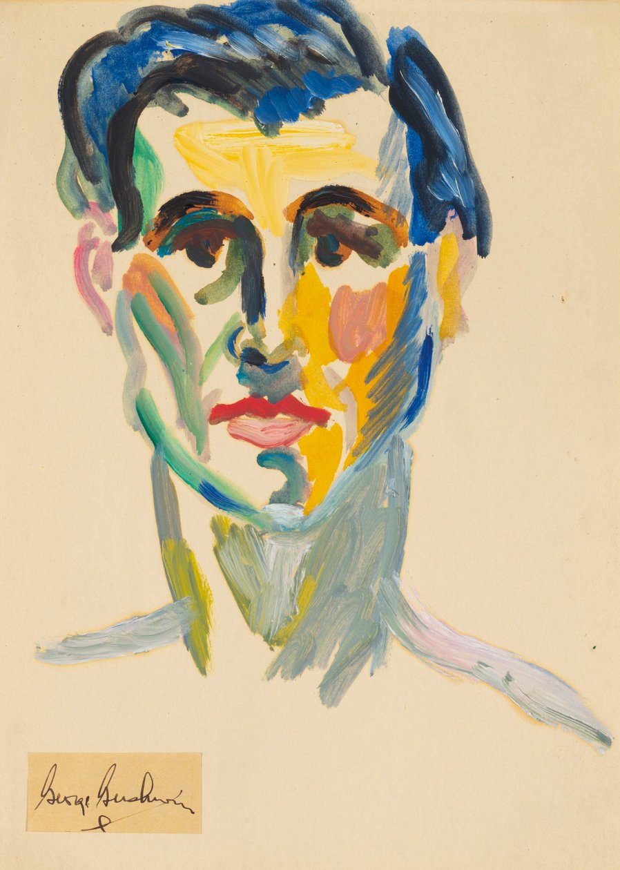 Självporträtt. av George Gershwin
