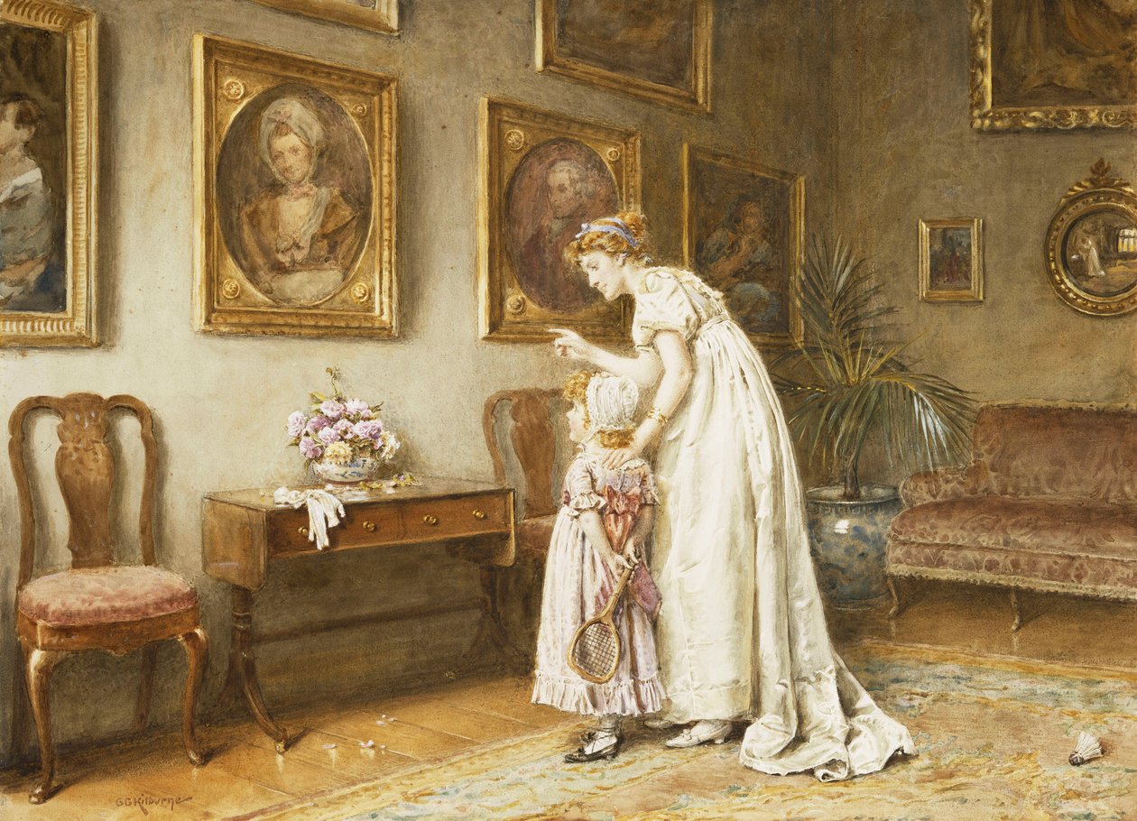 Lite familjehistoria, av George Goodwin Kilburne