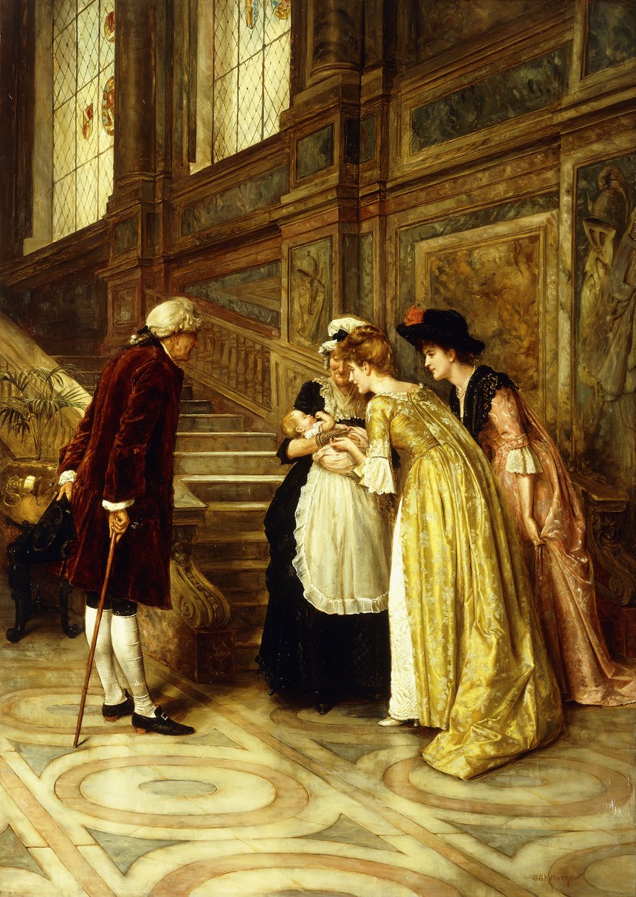 Beundra barnet, av George Goodwin Kilburne