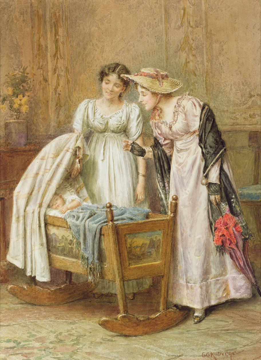 The Crib (wc på papper) av George Goodwin Kilburne
