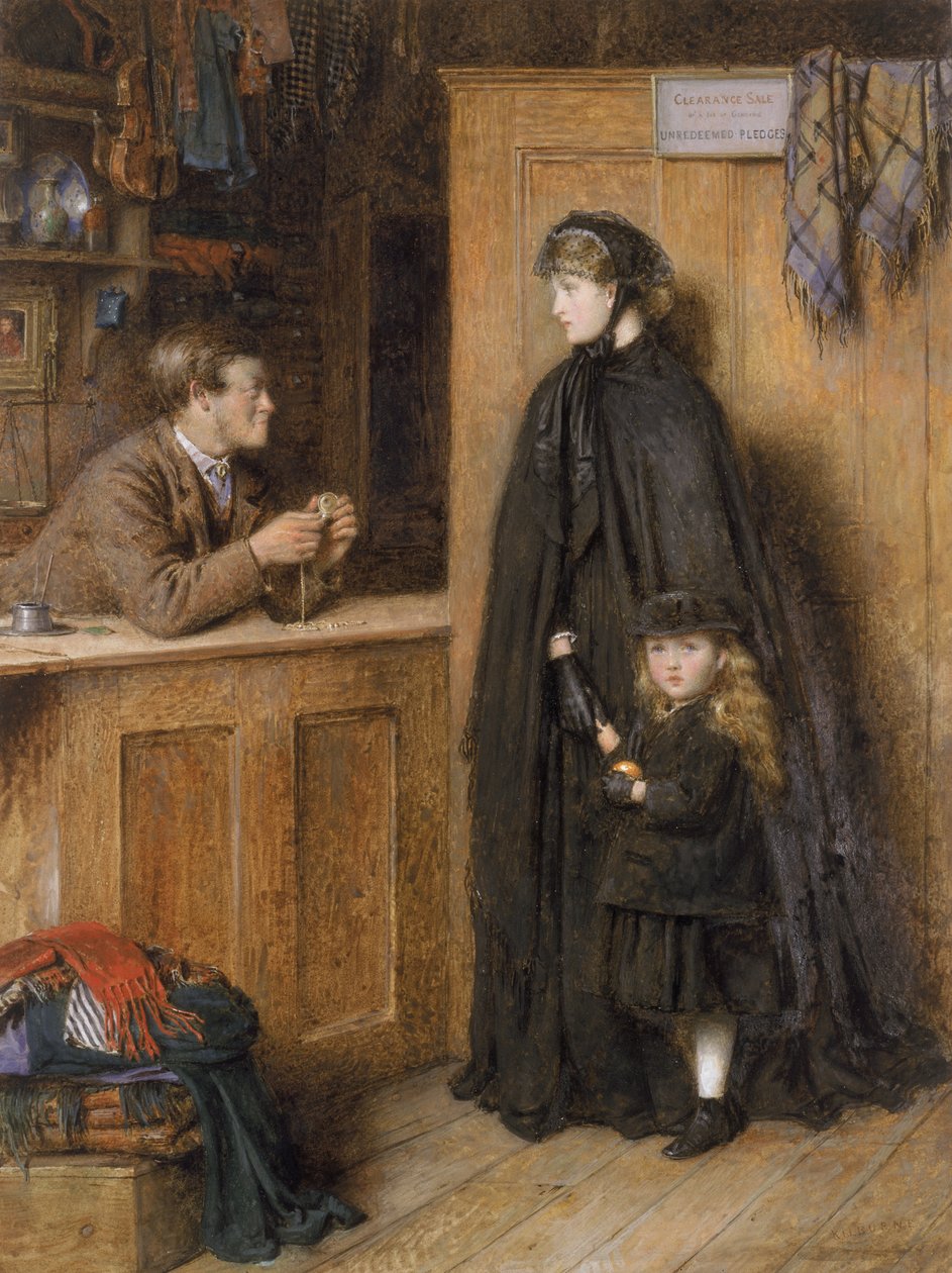 Pantlånaren (wc) av George Goodwin Kilburne