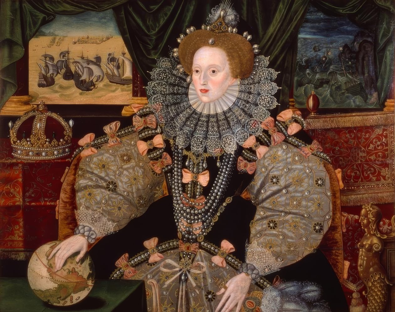 Elisabeth I. v. England / Gower av George Gower