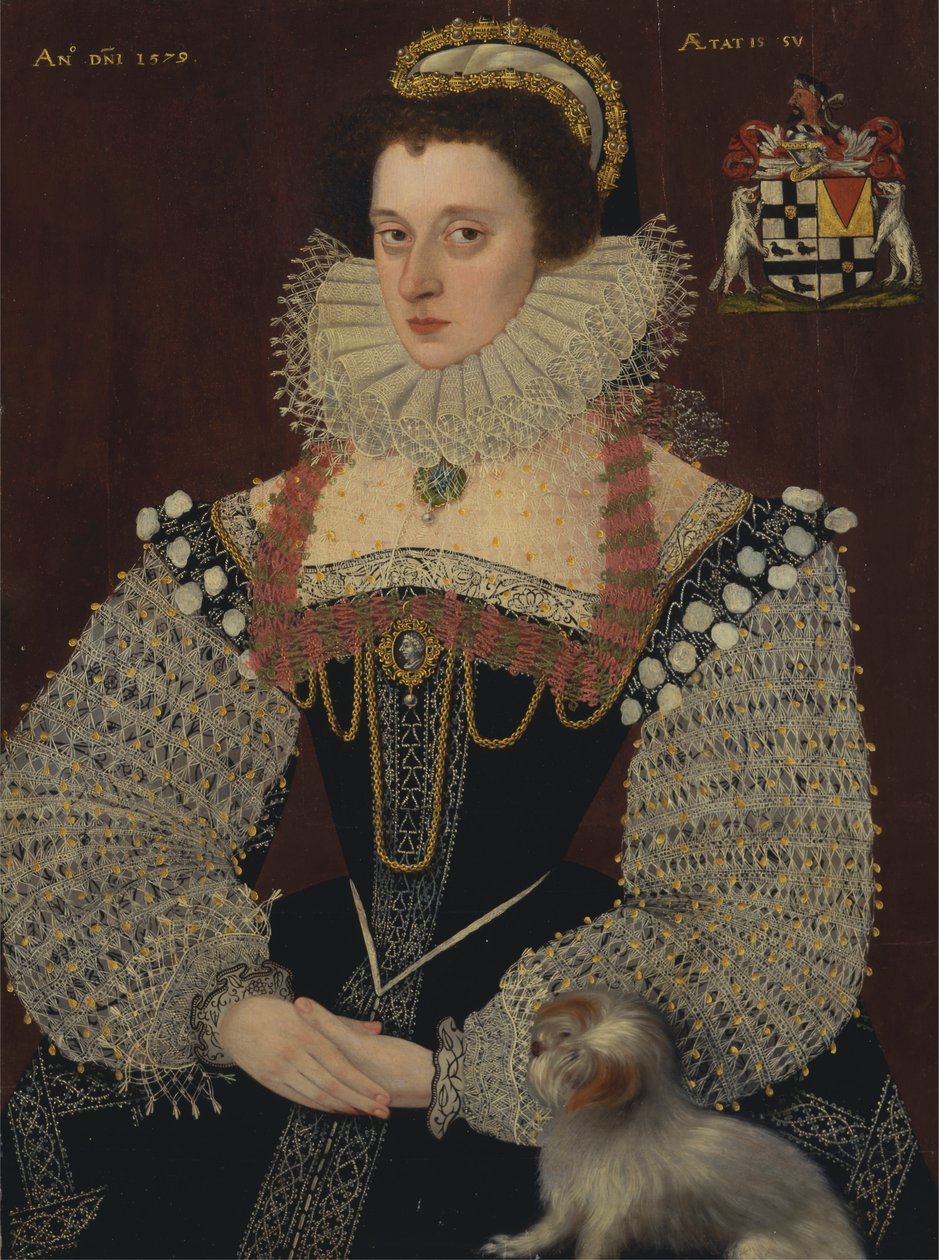 Frances, Lady Brydges (ca 1553-1623) av George Gower