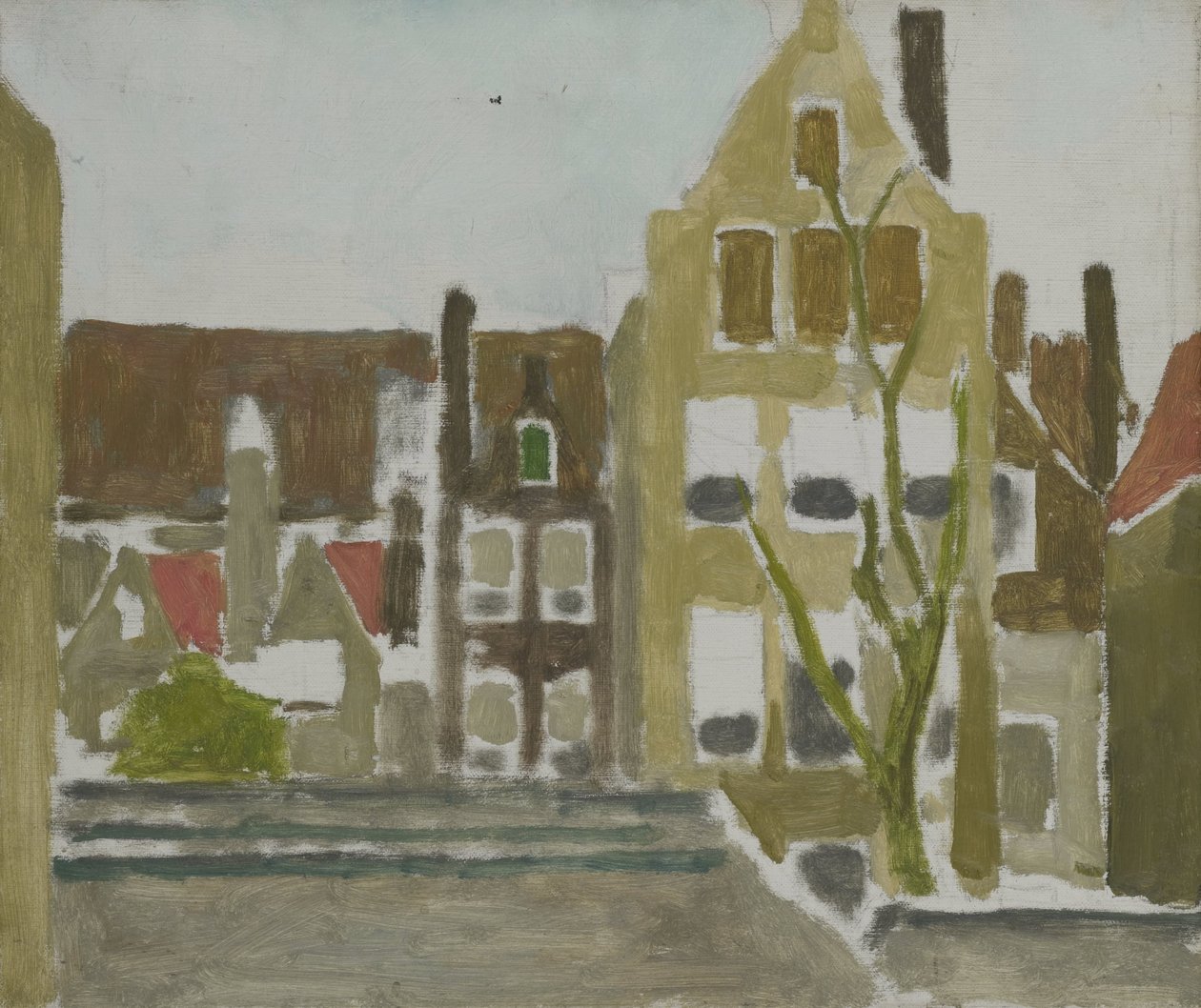 En grupp hus av George Hendrik Breitner