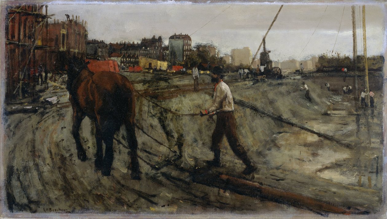 Byggplats av George Hendrik Breitner