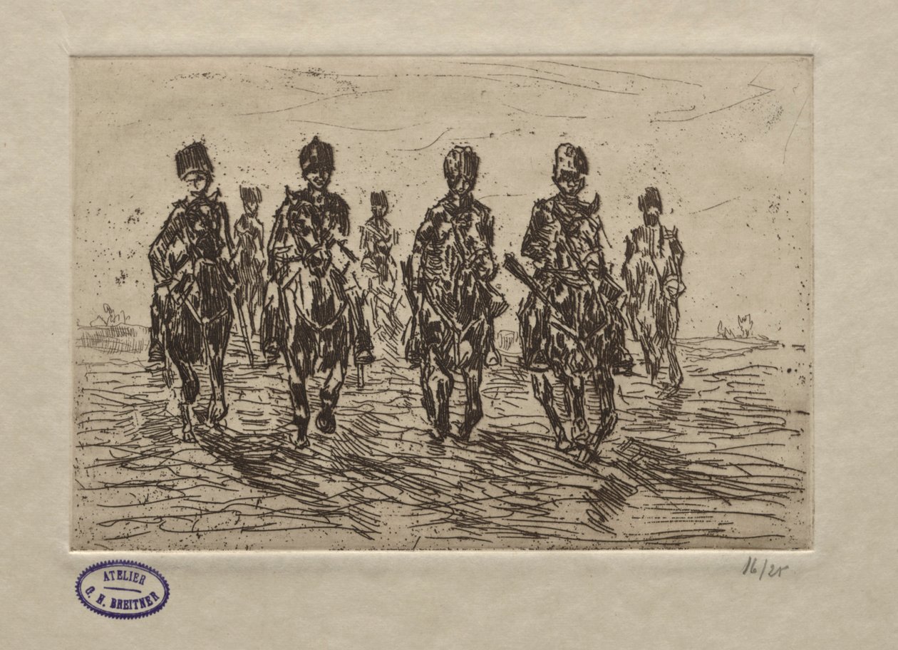 Kavalleri scen. av George Hendrik Breitner