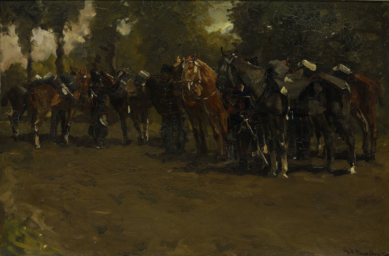Kavalleri vid Repose av George Hendrik Breitner