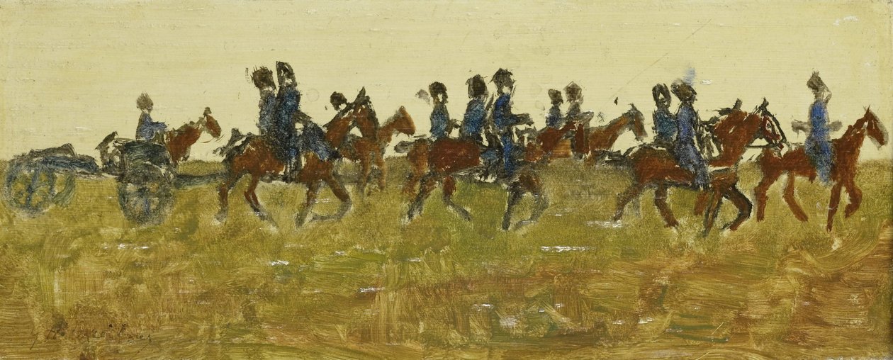Husarer på manöver av George Hendrik Breitner