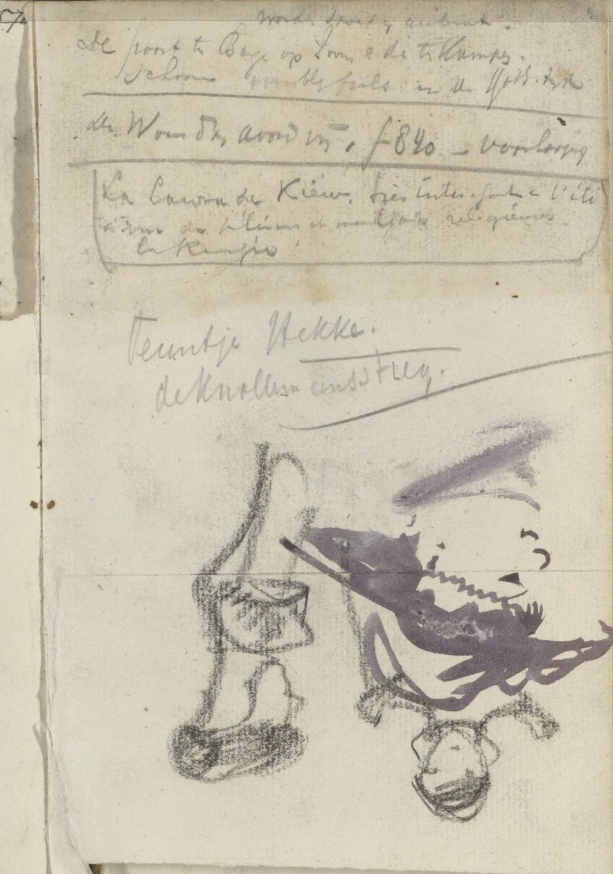 Studieblad med kvinnor av George Hendrik Breitner