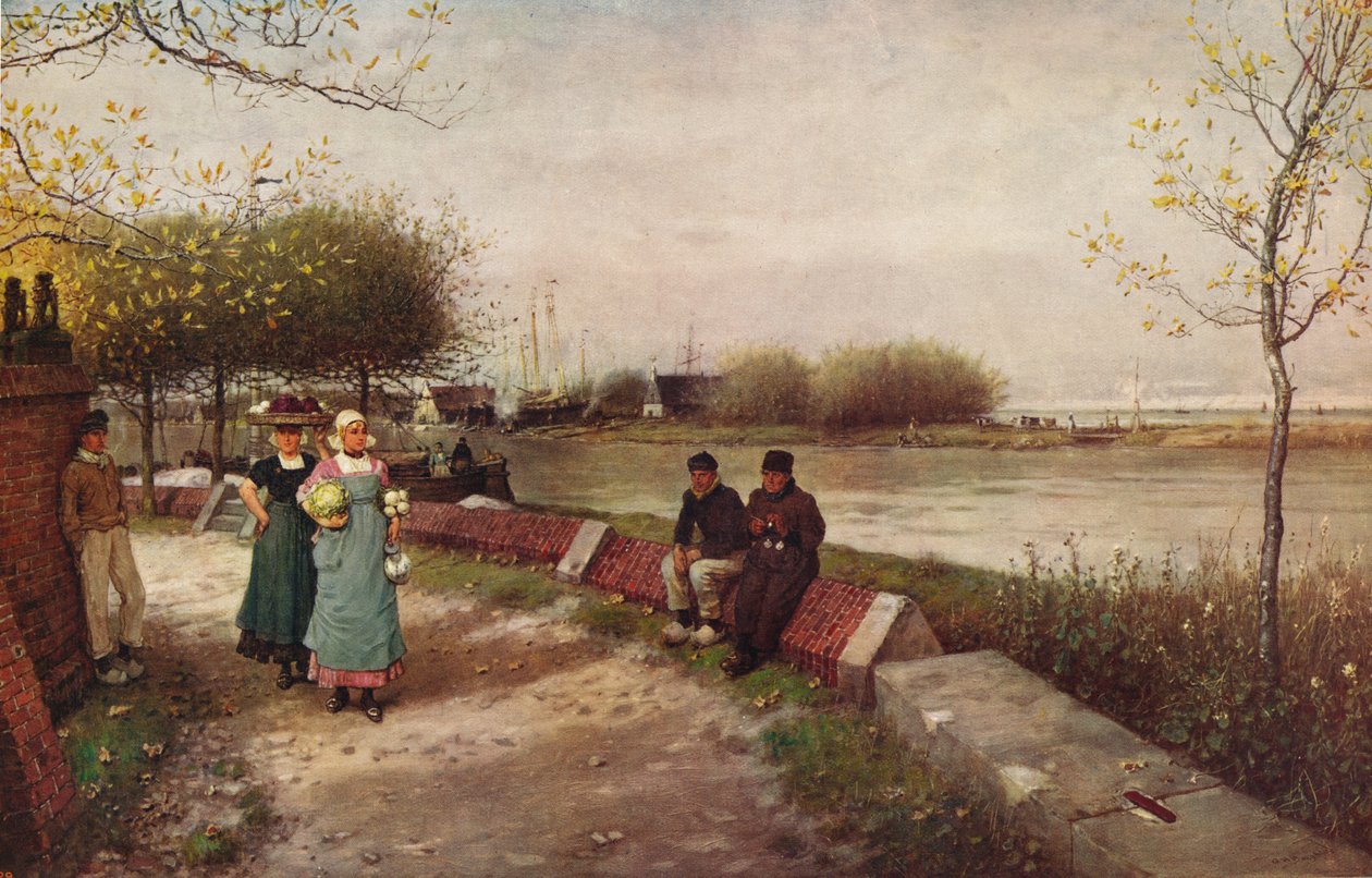 Ett utbyte av hälsningar, c1900 av George Henry Boughton