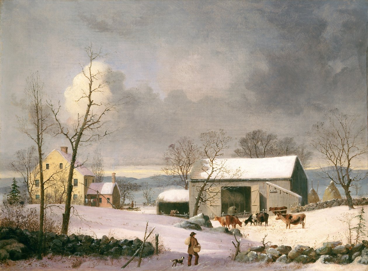 Vinter på landet av George Henry Durrie