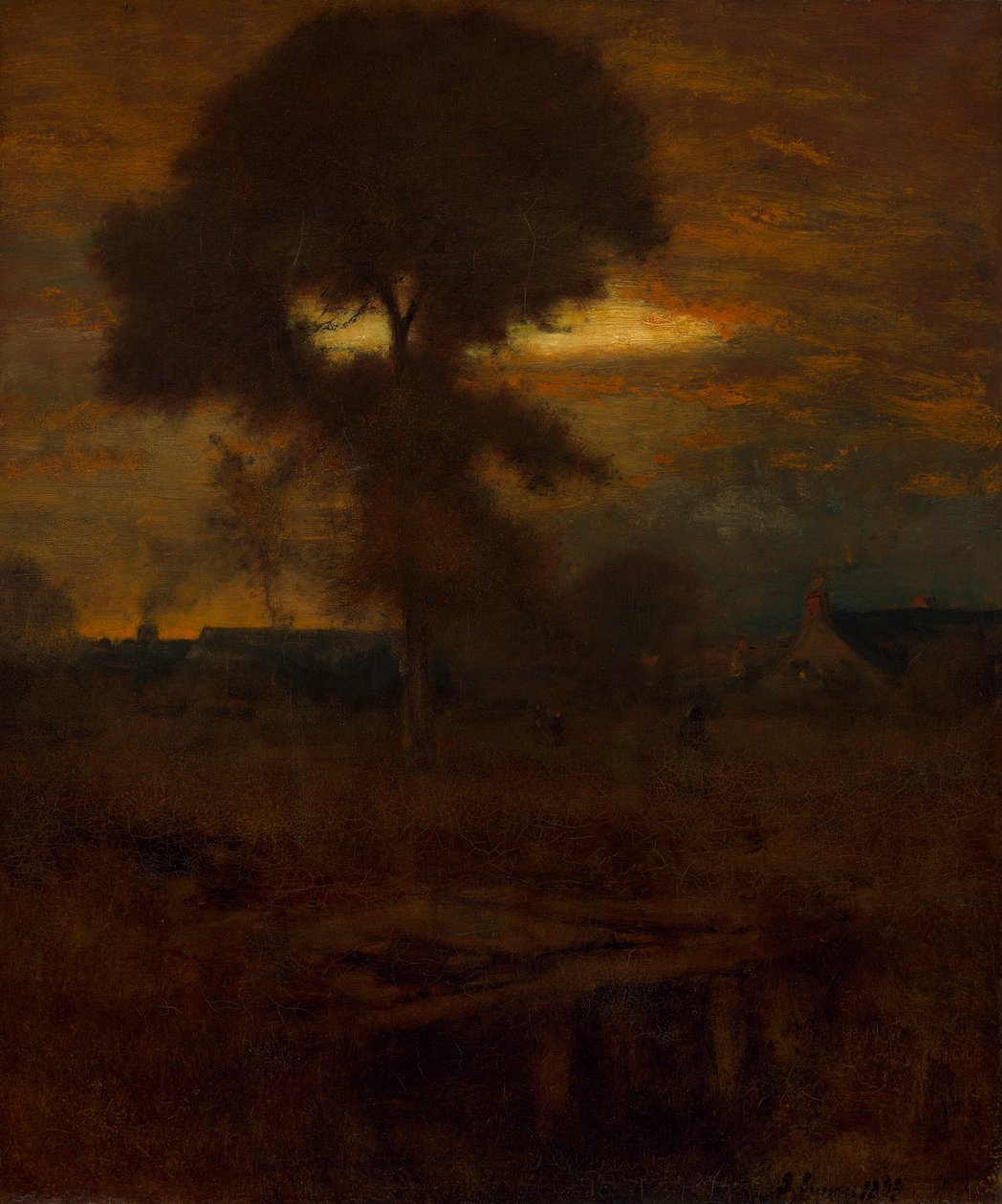 Efterglöd, 1893. av George Inness