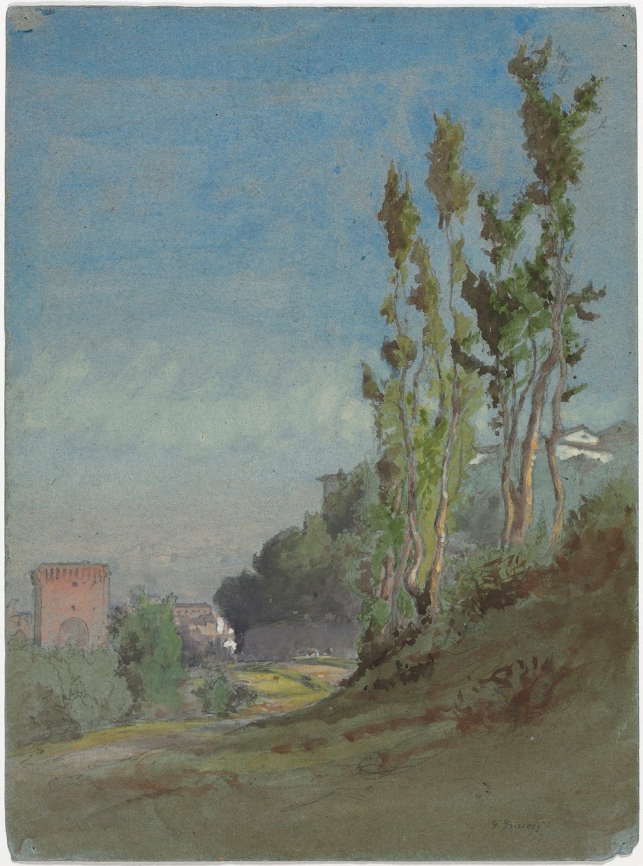 Albano, Italien av George Inness