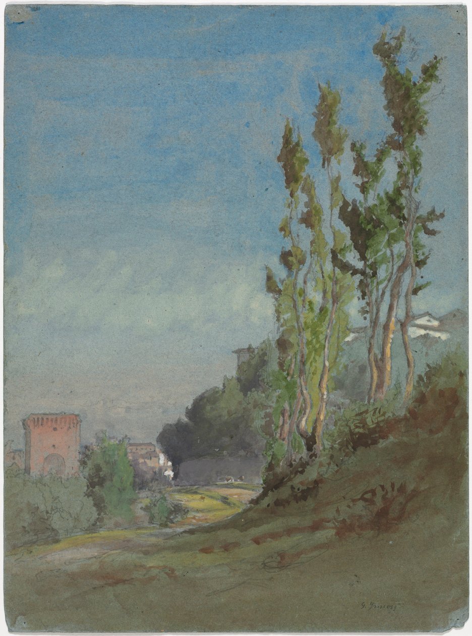 Albano, Italien, ca. 1872. av George Inness