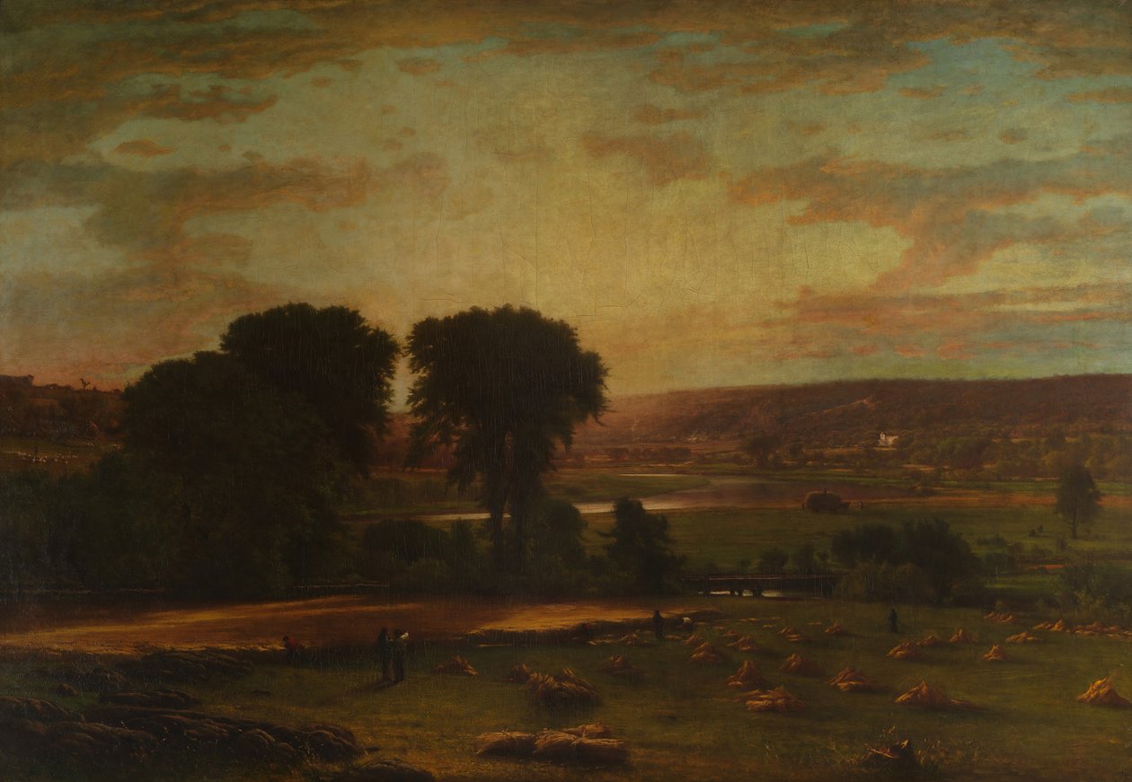 Fred och överflöd, 1865. av George Inness