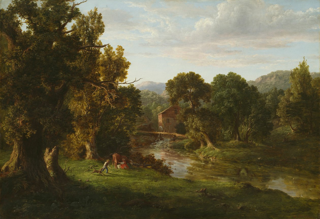 Den gamla kvarnen, 1849. av George Inness