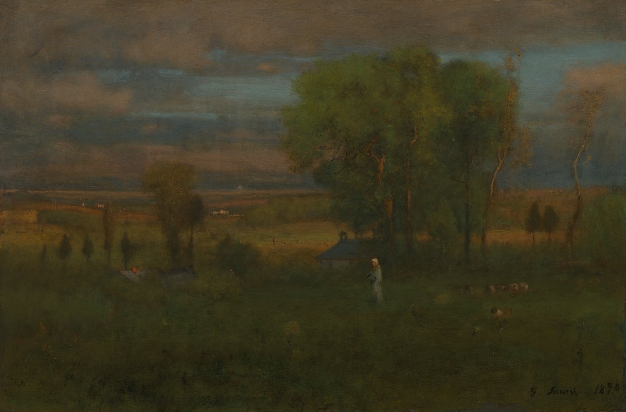 Skymning i Italien av George Inness