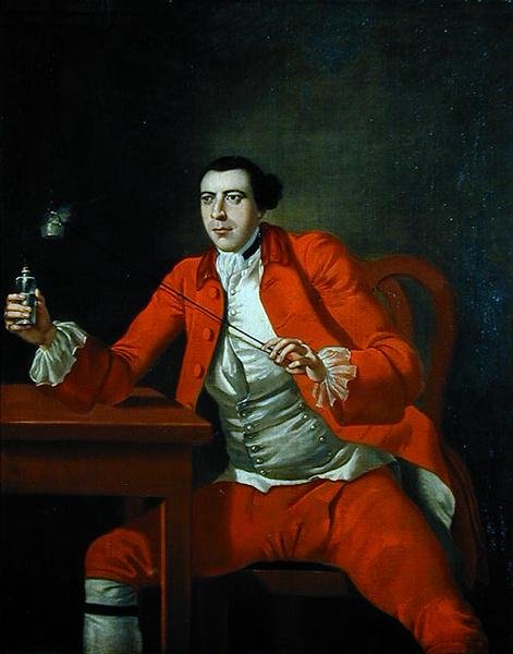 Porträtt av en gentleman av George Knapton