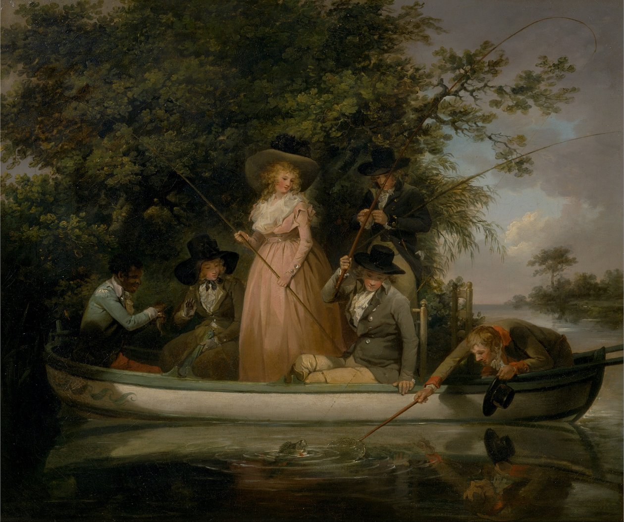 A Party Sportfiske av George Morland