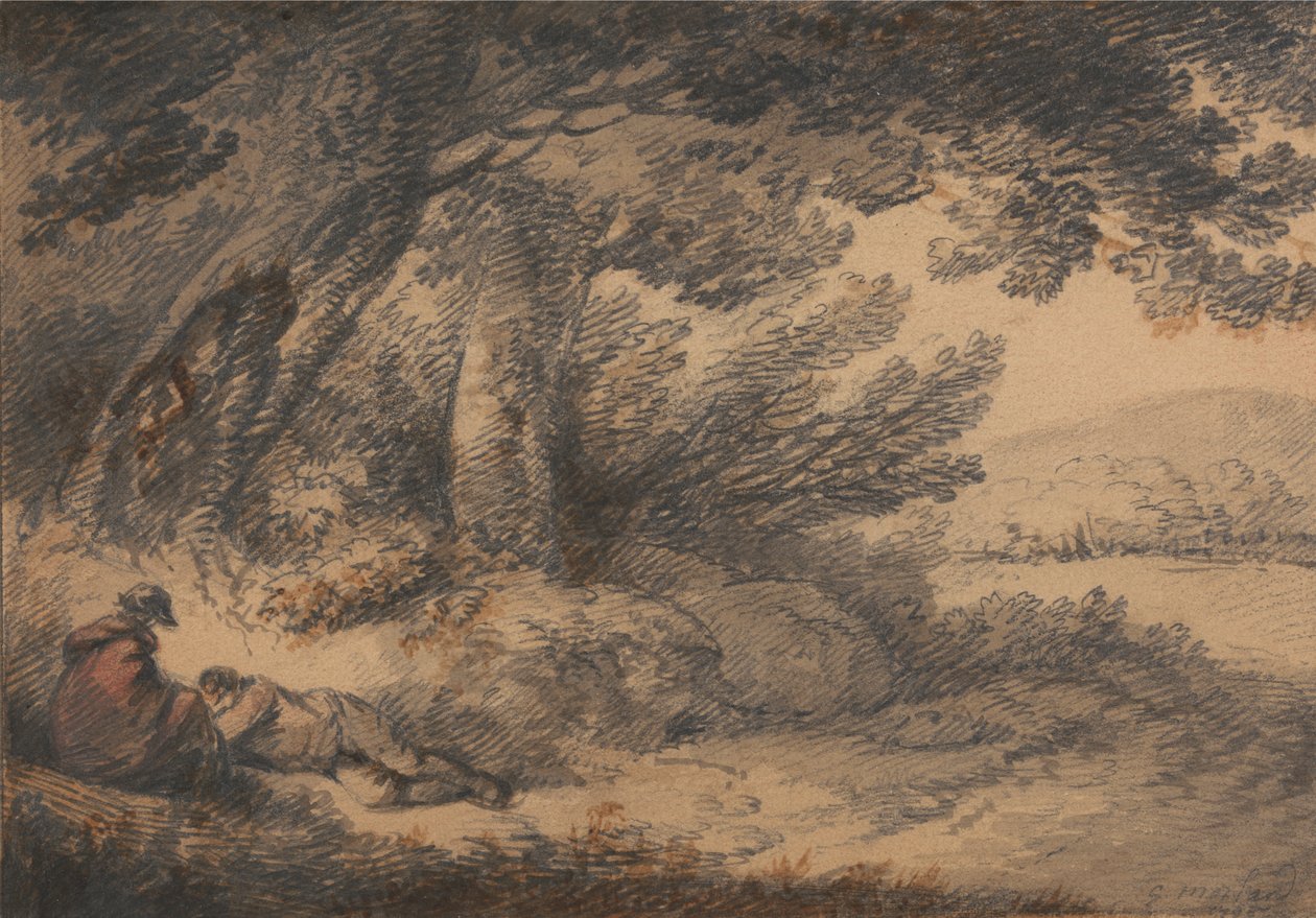 Bönder vilar av George Morland