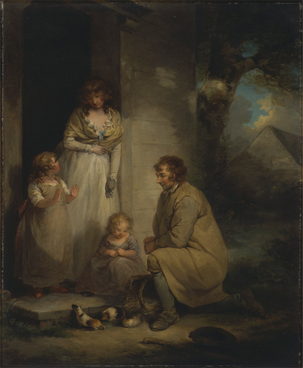 Säljer marsvin av George Morland