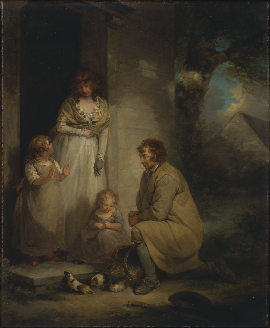 Säljer marsvin av George Morland