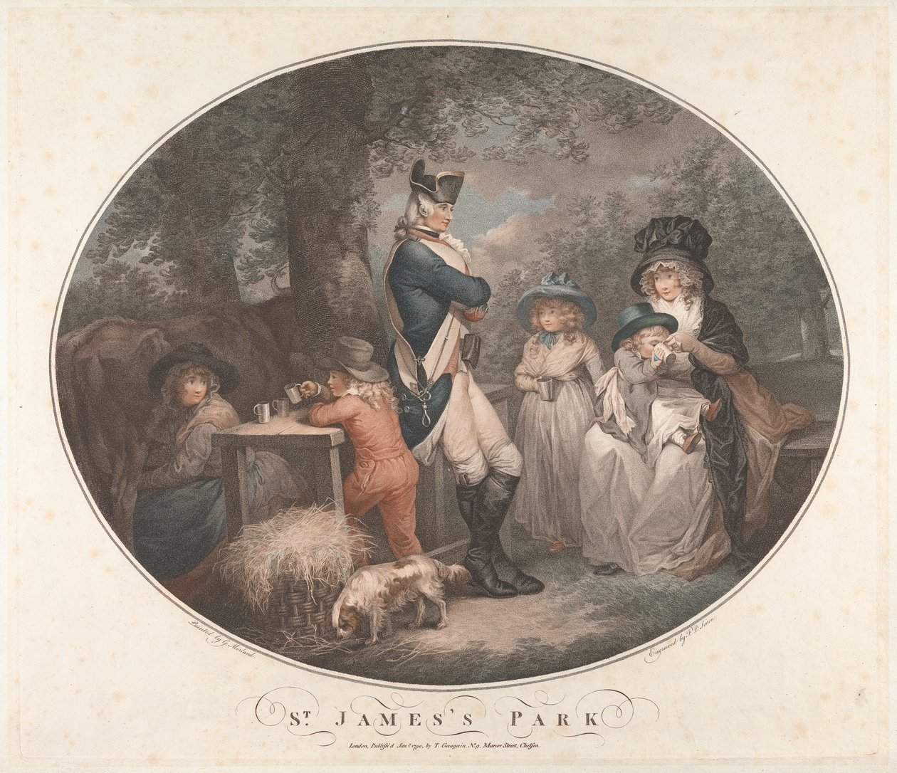 セント ジェームス パーク スウェーデン語 av George Morland