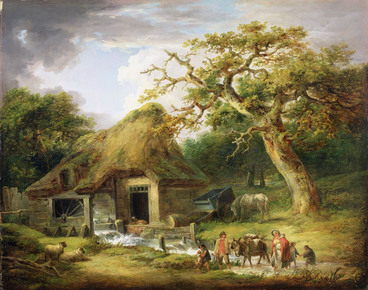 Gamla vattenkvarnen av George Morland