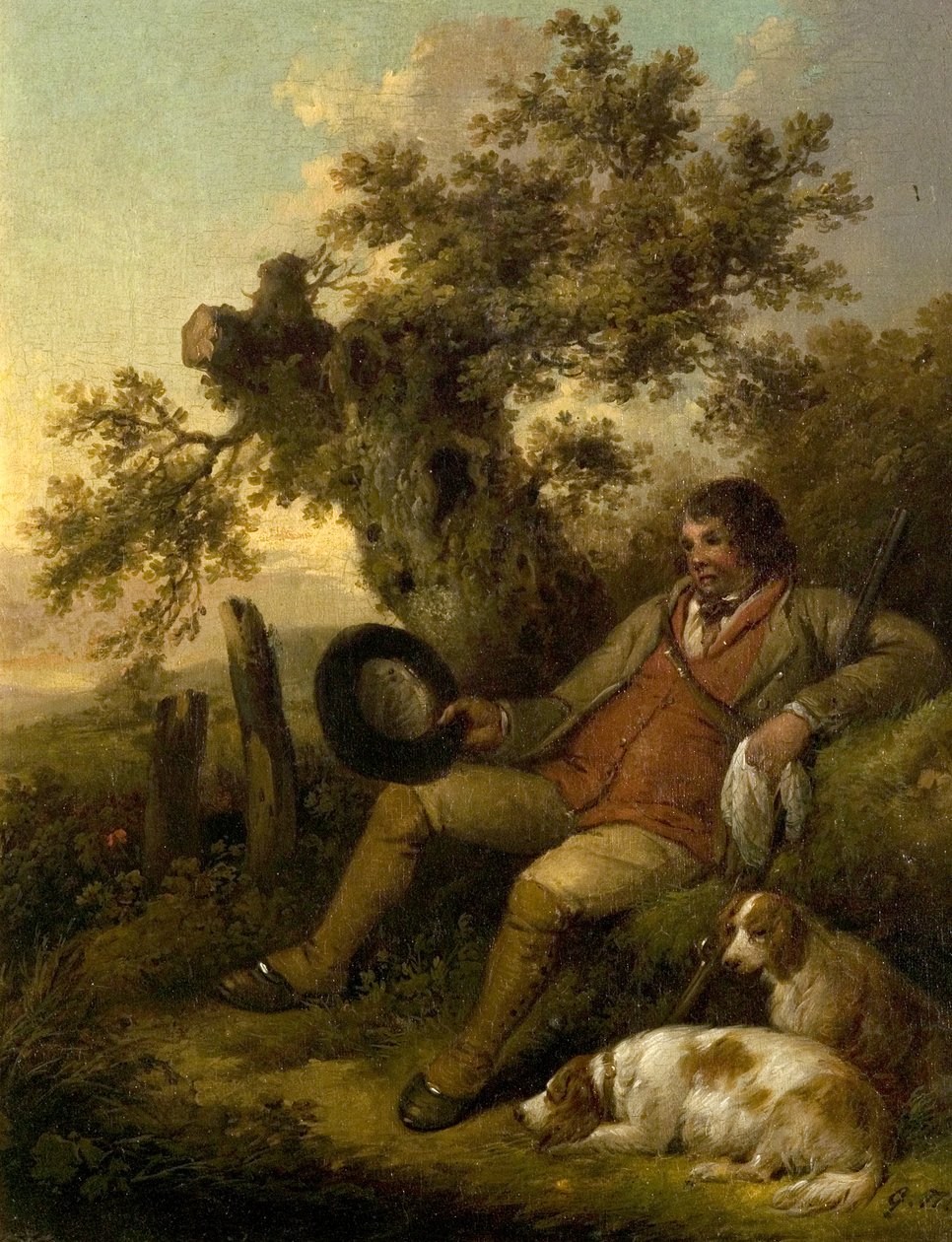 Idrottsmannen vilar, c.1790 av George Morland