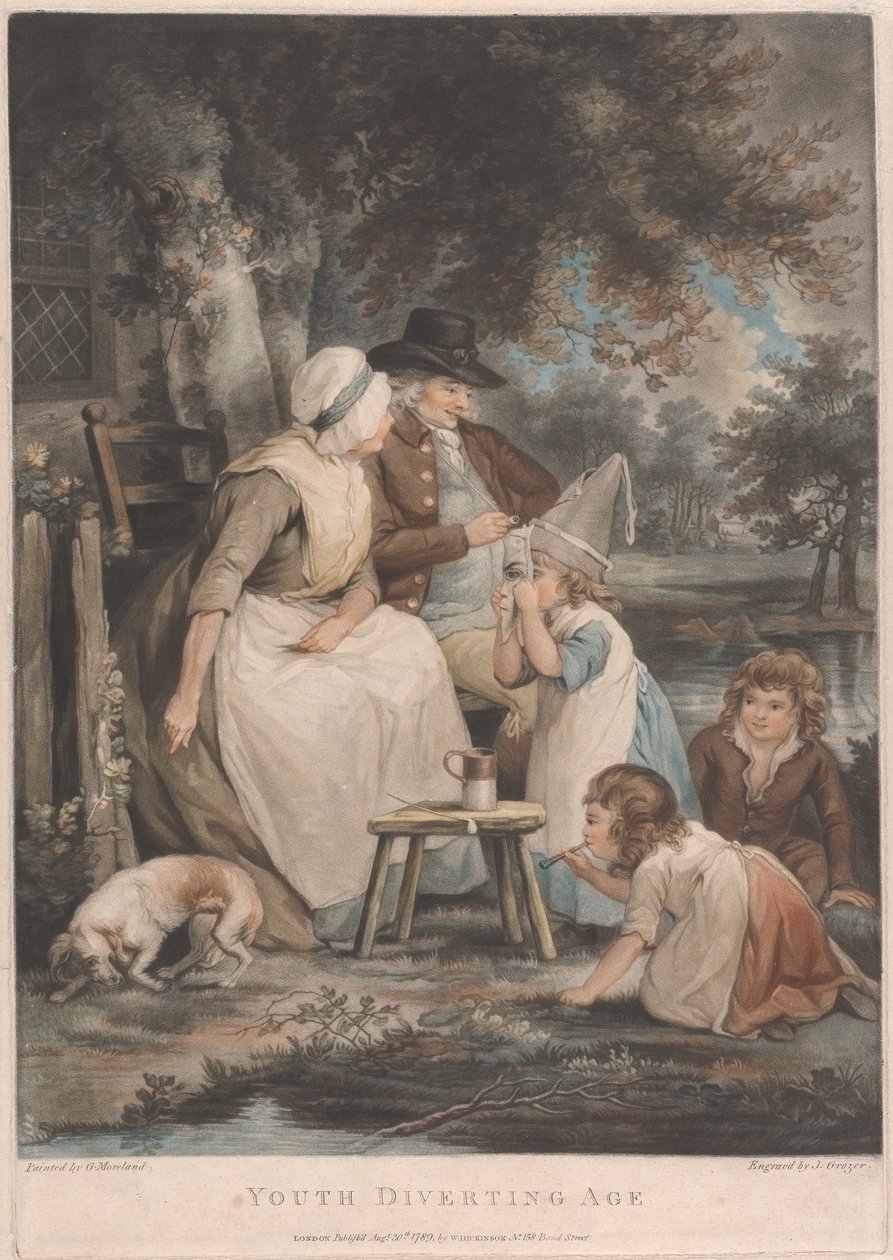 Ungdoms avledningsålder av George Morland