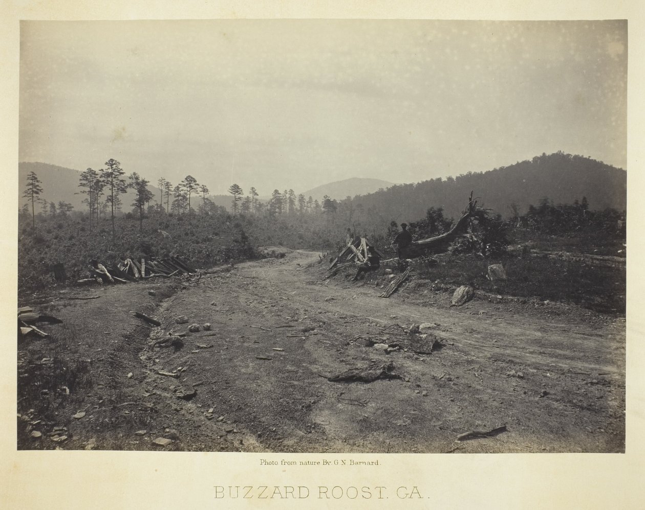 Buzzard Roost, GA av George N. Barnard