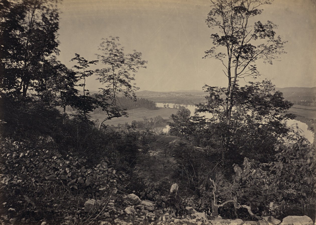 Chattanooga Valley från Lookout Mountain av George N. Barnard