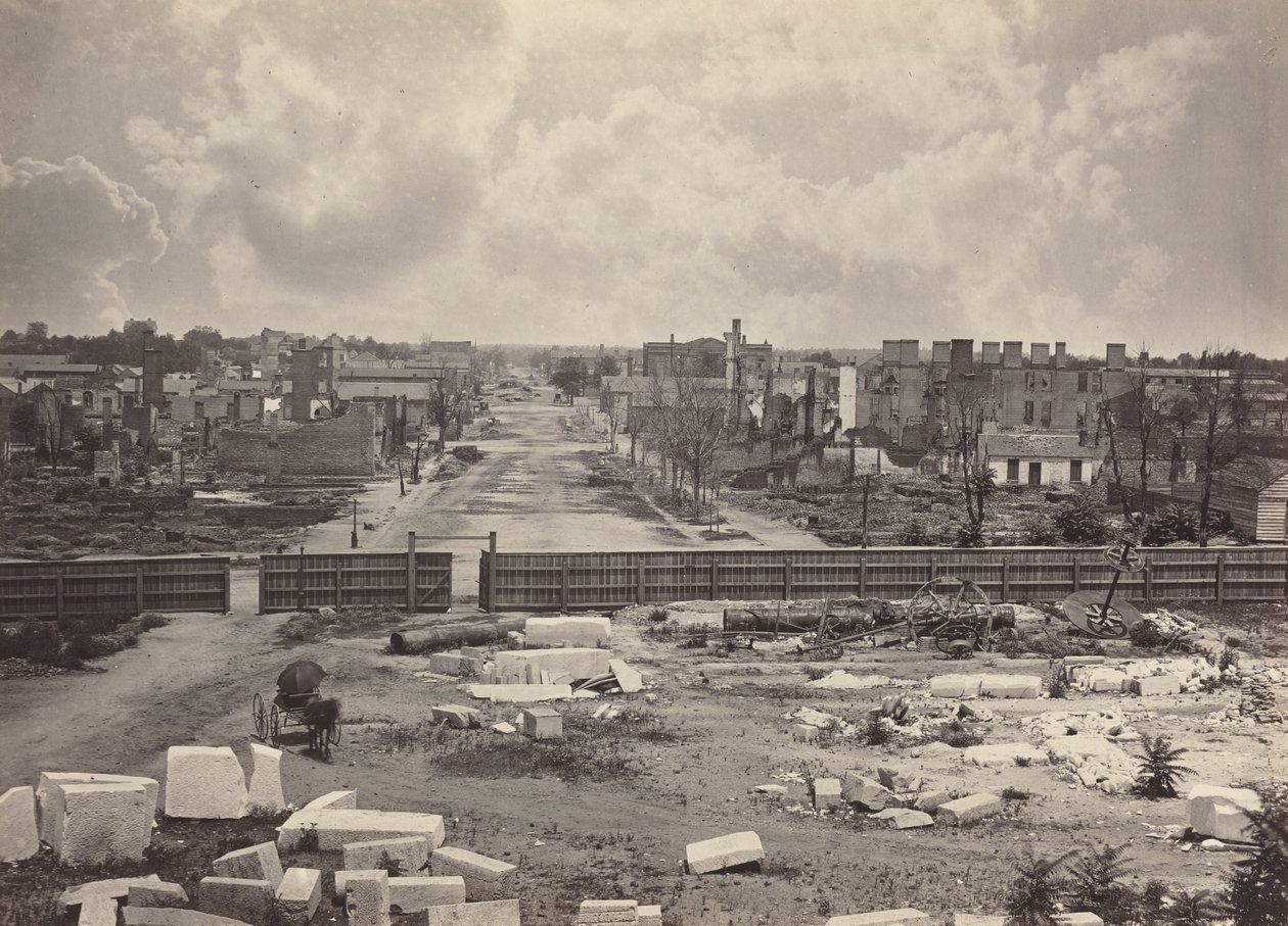 Columbia från Capitolium, 1865-1866. av George N. Barnard