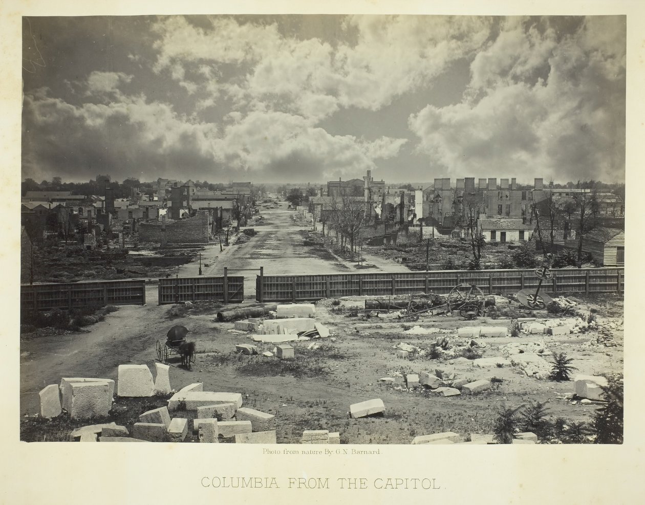 Columbia från Capitolium, 1866. av George N. Barnard