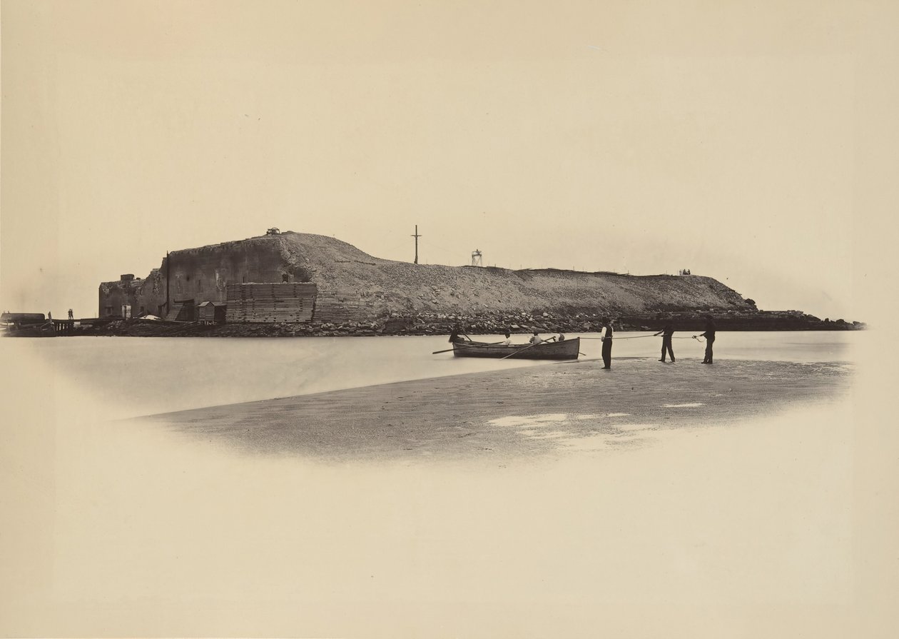 Fort Sumpter, 1860-talet. av George N. Barnard