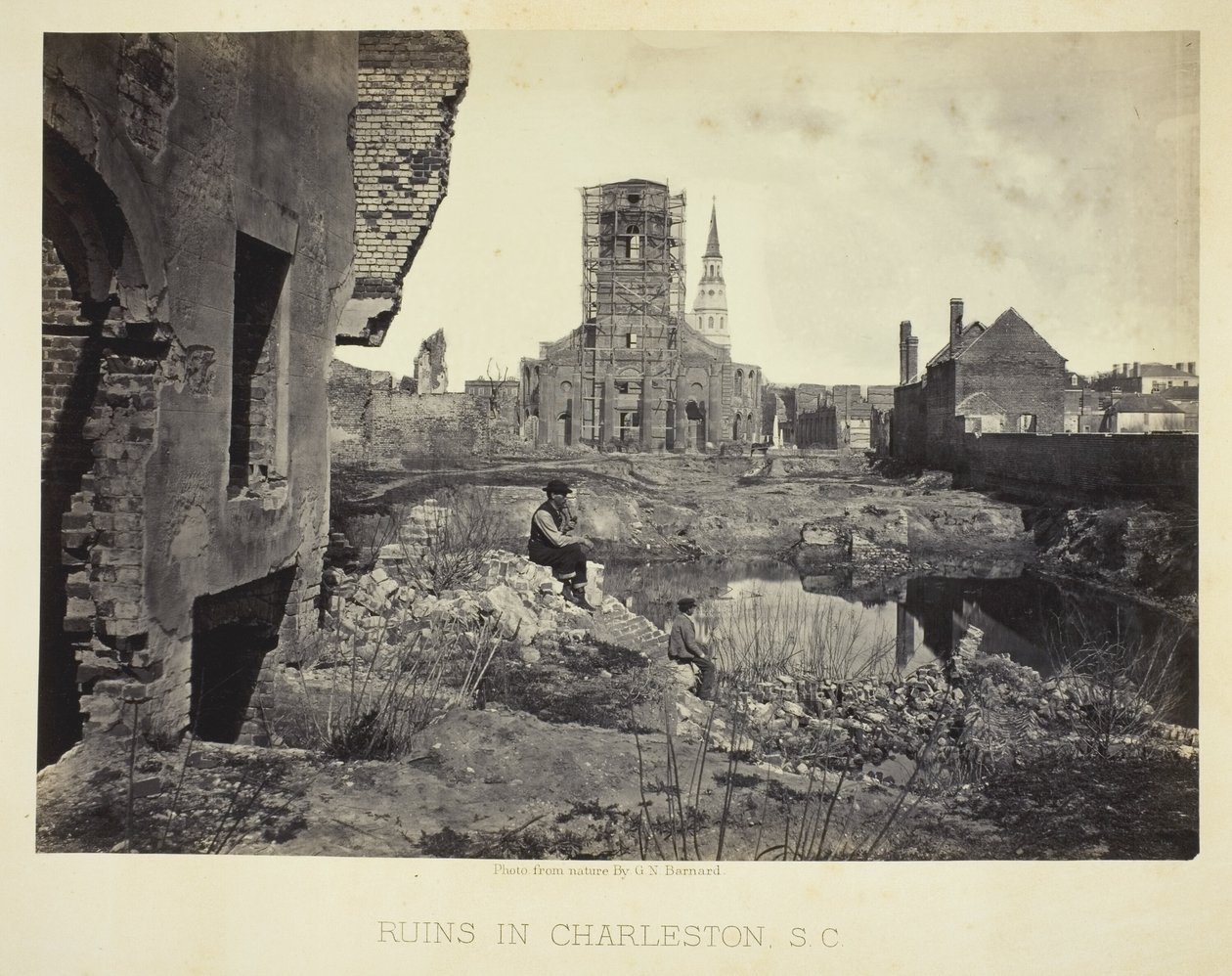 Ruiner i Charleston, S.C. av George N. Barnard